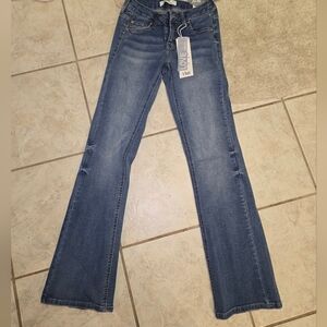 YMI Women's Flare Blue Jeans